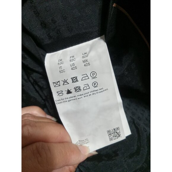 HUGO BOSS Mens BLAZER 42S BLACK Preowned Coat Jacket Sport - Picture 10 of 15